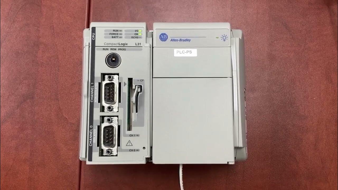 Allen Bradley CompactLogix 1769L31 Communication YouTube