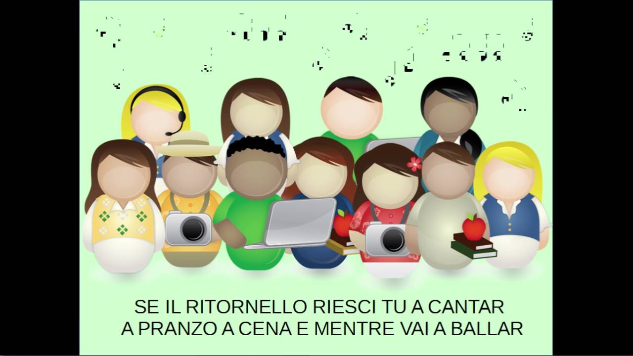 la canzone dei numeri relativi