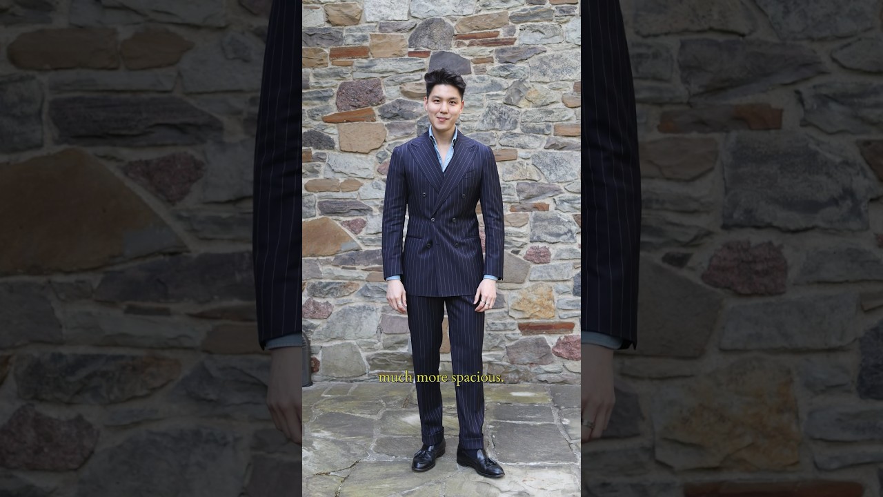 Fit check - double breasted pinstripe suit, thoughts on the fit and format?