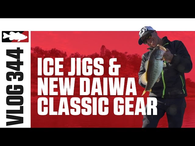 Fishing Ice Jigs and the NEW Daiwa Classic Gear on Lake Perris with Brent  Ehrler - TW VLOG #344 