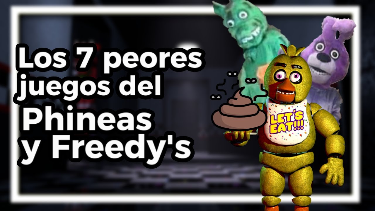 TOP Los 7 PEORES juegos de FNAF (Del Malvado Hater Edgy, Egocéntrico y Fracasado)