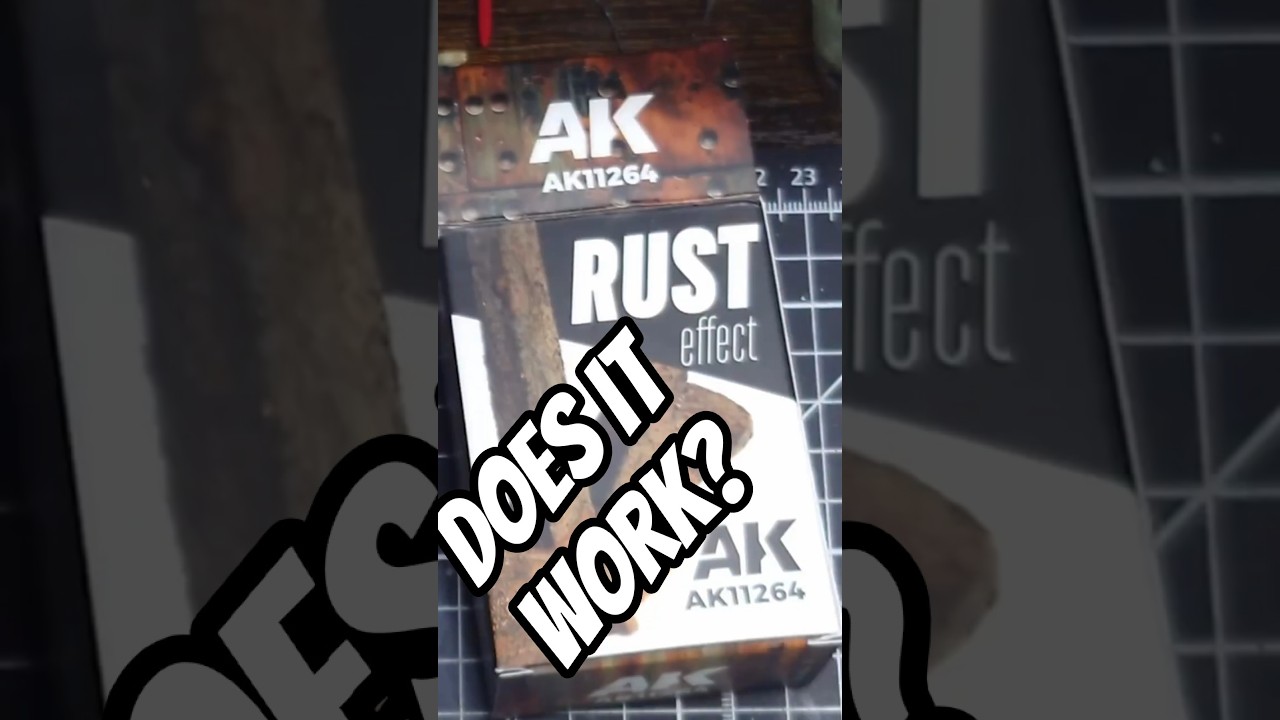 Добавьте немного ржавчины к своей миниатюре 