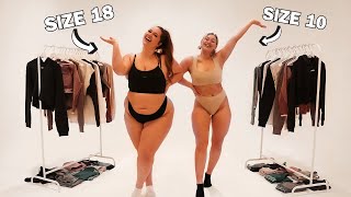 GYMSHARK OUTFIT IDEAS 2020 | SIZE 10 &amp; SIZE 18