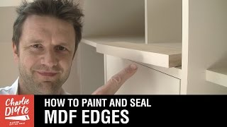 How to Seal and Paint MDF Edges  Video #2