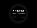 10 Hour Black Circle Timer Live | Night Study | Focus | No music | study with me Live