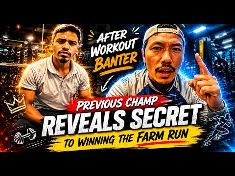 AFTERWORKOUT BANTER, PREVIOUS CHAMP'S SECRETS TO WINNING FARM RUN FESTIVAL!!