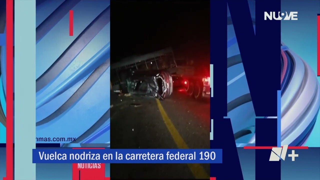 Vuelca Nodriza en el Coyúl | Las Noticias Oaxaca -🔴 Noticias en vivo