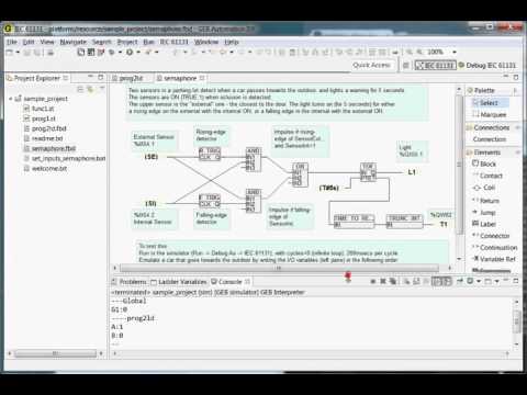 GEB Automation IDE - Run/debug in Simulator (graphical programs)