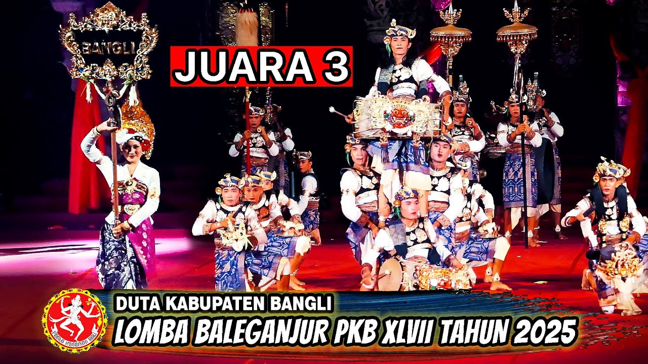 JUARA 3 LOMBA BALEGANJUR REMAJA PKB 2025 - DUTA KABUPATEN BANGLI
