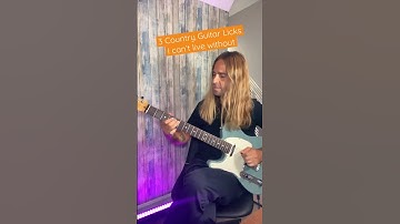 3 Country Guitar Licks #guitar #countrymusic #guitarlesson