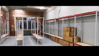 Металлические стеллажи Монтаж