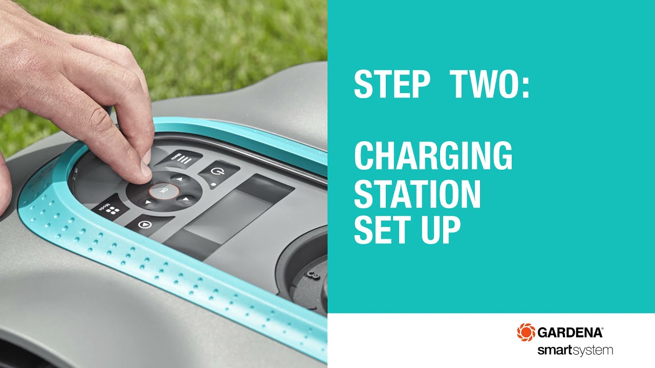 Installing your GARDENA SILENO robotic mower step two, the charging