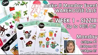 Make It Monday Warehouse Sale Week 1 - Up to 90% Off Sizzix - YouTube