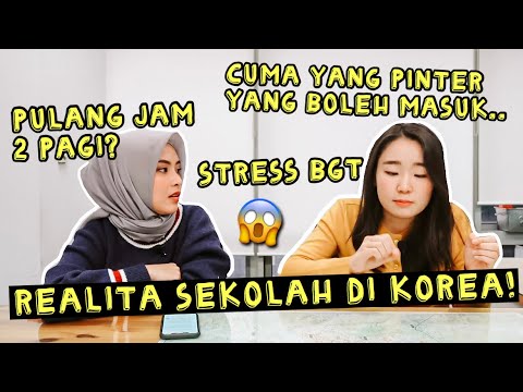 REALITA SEKOLAH DI KOREA 😱 PERBEDAAN SEKOLAH DI KOREA & DI INDONESIA 🇮🇩🇰🇷