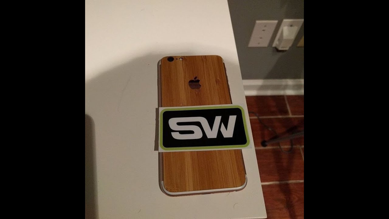 SlickWraps iPhone6S Plus Bamboo Wood Skin