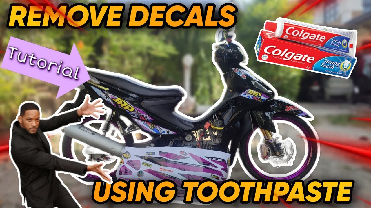 Paano Mag Tanggal ng Decals Gamit Ang Toothpaste - DIY Removing Decals ...
