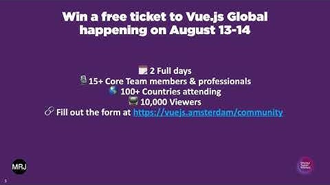 Vue.js Manchester #14 - Highlights from Vue.js Amsterdam