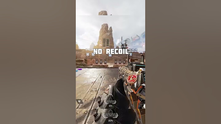 Zero recoil in Apex (controller)