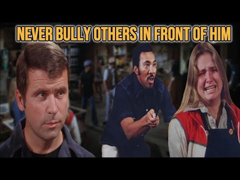 Never bully others in front of him