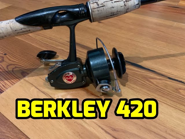 リール Berkeley SpiningReel 4201 USA Vintage Berkley 420 • Spinning Fishing Reel • Made in USA & Japan