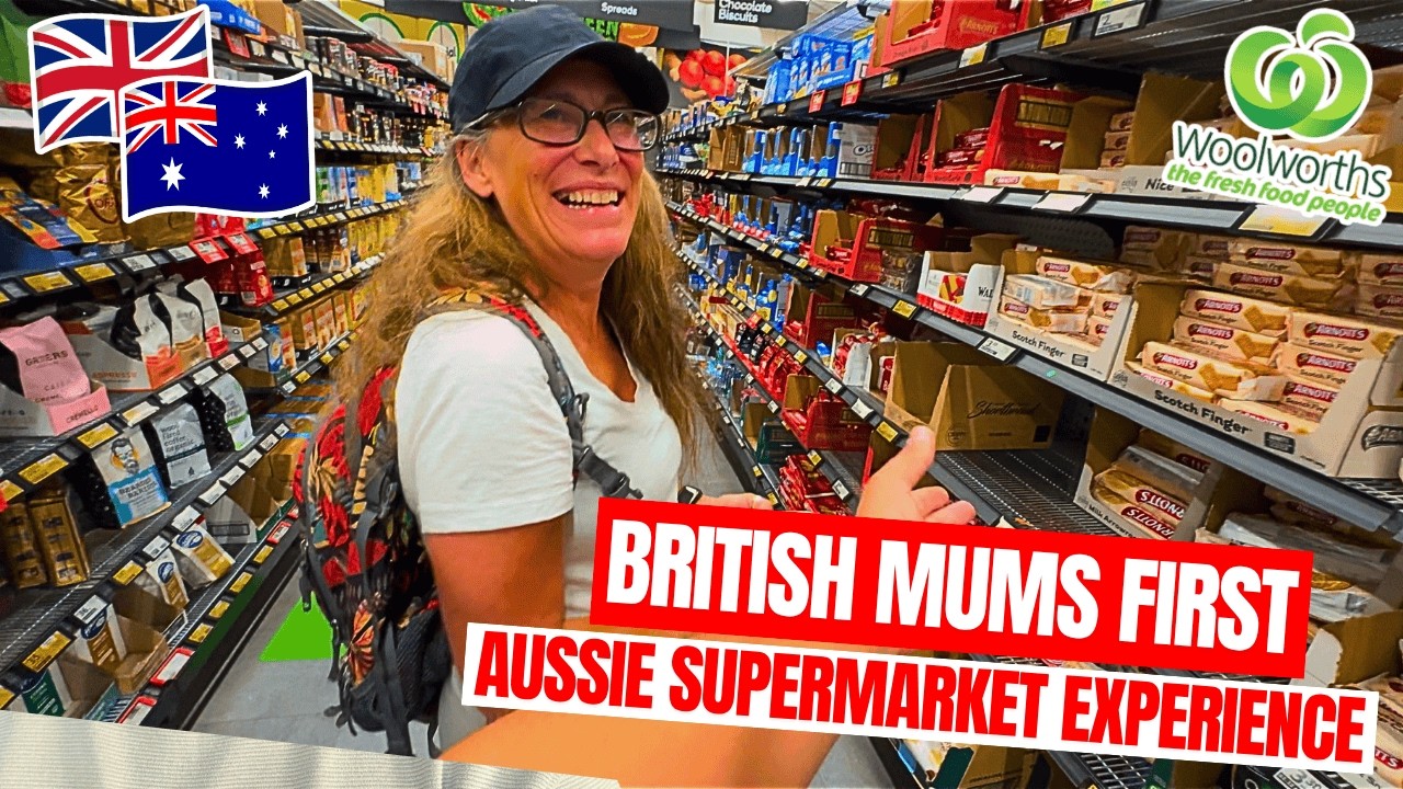 Везем британскую маму в австралийский супермаркет | Ее реакция бесценна!