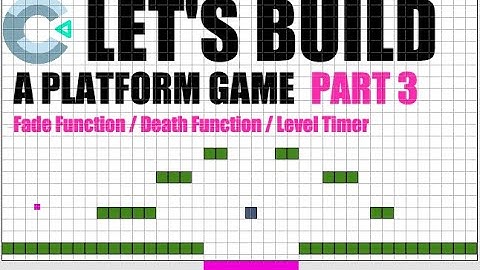 Construct 3 Platform Game Tutorial - Part 3 - Functions and Level Timer