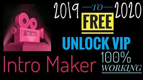 [Old Version] How To Get Full VIP Version In "Intro Maker" App For YouTube For Free "2019"