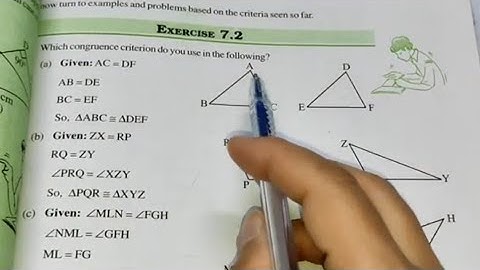 Congruence of Traingle Ex-7.2 Chapter -7 Introduction || Class 7th Maths