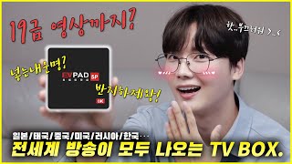 중국에서 공수한 전세계 방송이 모두 나오는 TV BOX! 하..(19)수위 조절 실패했습니다; [EVPAD 5P 리뷰]