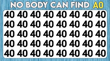 Test your eyes - Number and Letter Mania Edition | Observation Skills Brain Hunt