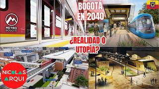 Así se vería la Red Férrea Bogotana del 2040 con 5 Líneas de Metro y 2 Trenes de Cercanías