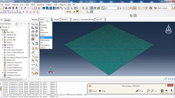 ABAQUS (10/13) : FGM Plate: Meshing and Partitioned: FGM Plate model using  Solid Element