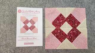 Spooled - Peach Blossom Block - Block 4 - Sew Sampler Quilt Along