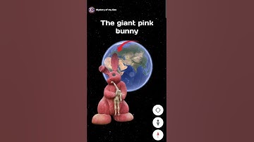 I found giant pink bunny on google earth 🐇 😱 #shorts #mysteryofmygeo