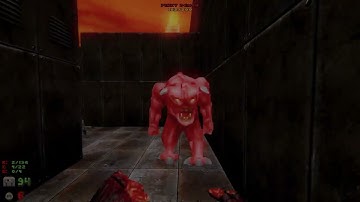 Master Levels for Doom II - 02 - Canyon (BDPv311, no commentary, 4K60, HDR, 100%, UV)