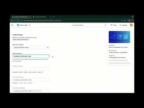 Admin Web Deploy Tutorial | Let's deploy on Netify | Part 20 | Enatega Multivendor Delivery Tutorial
