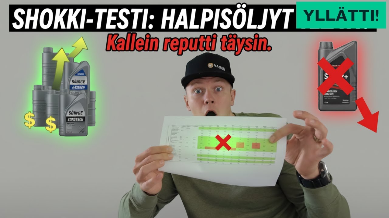 EIKÖ TÄHÄN SAADA MITÄÄN JÄRKEÄ?! Öljytesteissä shokkiyllätyksiä!