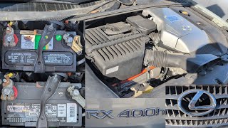 Lexus Rx400H 12V Battery Replacement