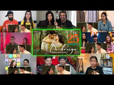 Pardesiya Song Reaction Mashup | Sidharth M, Janhvi K | Sachin-Jigar | Only Reactions