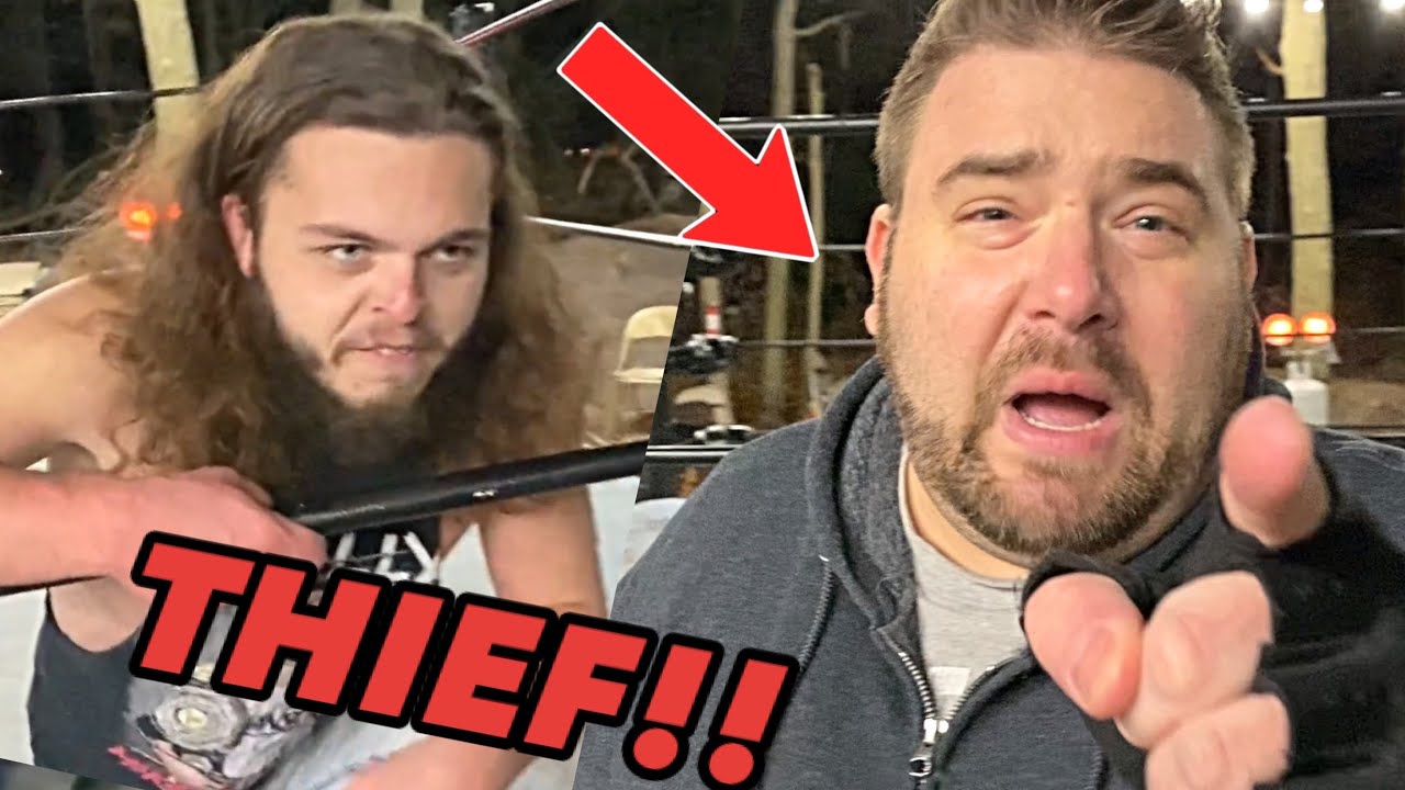 a wrestler is stealing from me ... - YouTube