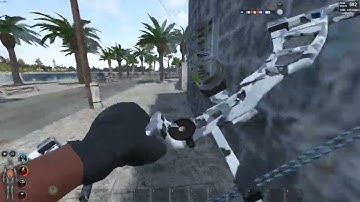 SCUM survival (he landed on the wrong area!) explosive arrow do the job aahaha