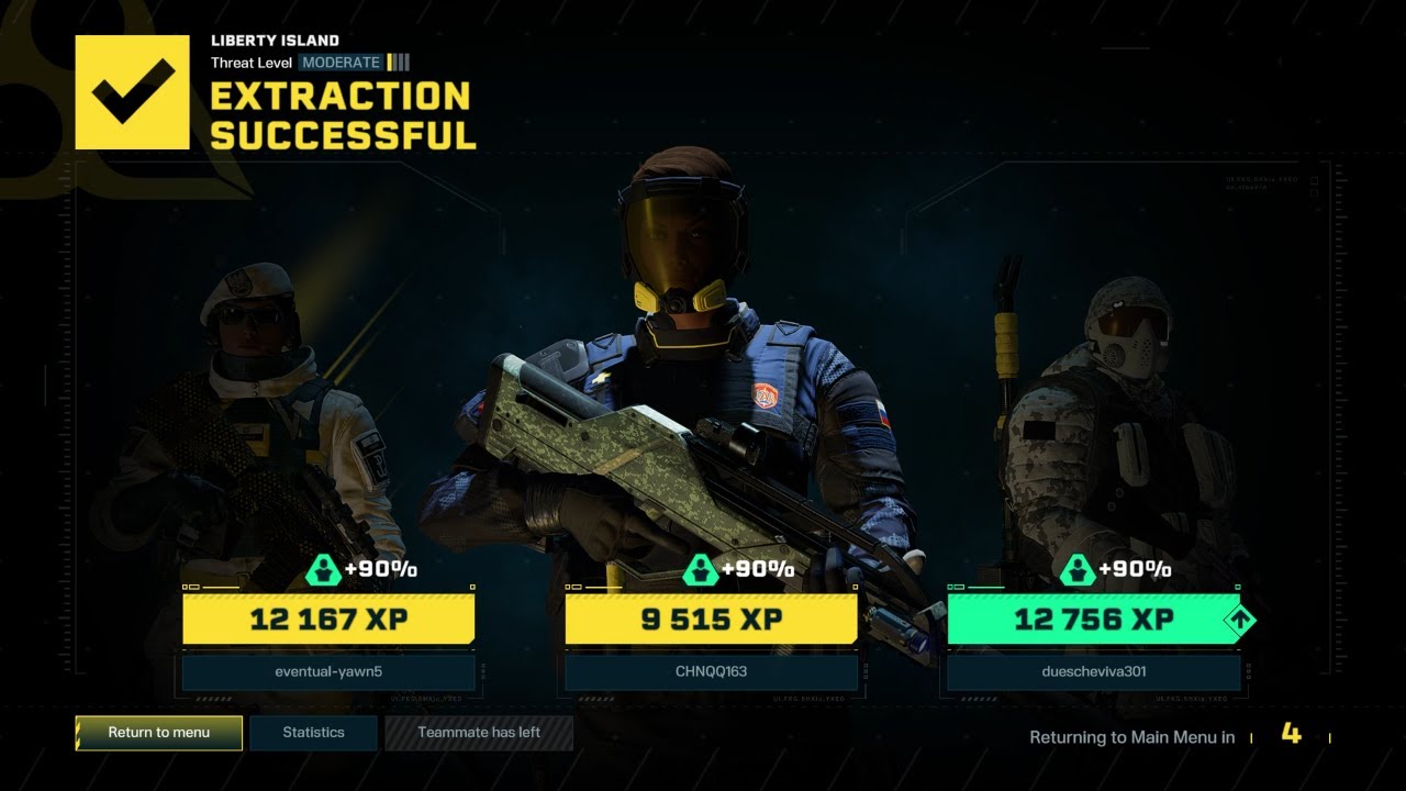 Rainbow Six:Extraction Gameplay EP1 NY-Liberty Island{Finka} Extraction ...