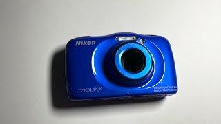 Nikon COOLPIX S33 Blue - YouTube