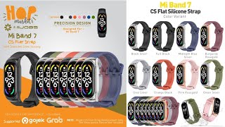 MIJOBS CS Flat Hole Silicone Strap for Xiao Mi Band 7 Tali Jam Silikon screenshot 1