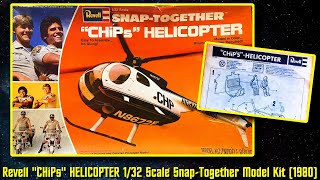 Revell Chips Helicopter 132 Scale Snap-Together Model Kit 1980