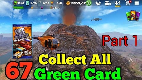 Collecting All Green Cards Volcano Map #1 OTR - Offroad Car Driving Game I DogbyteGames | Open World