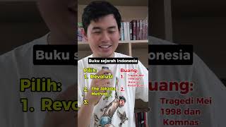 buang pilih buku sejarah Indonesia