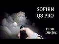 Sofirn Q8 Pro 11,000 Luman Rechargeable Flashlight Test and Review