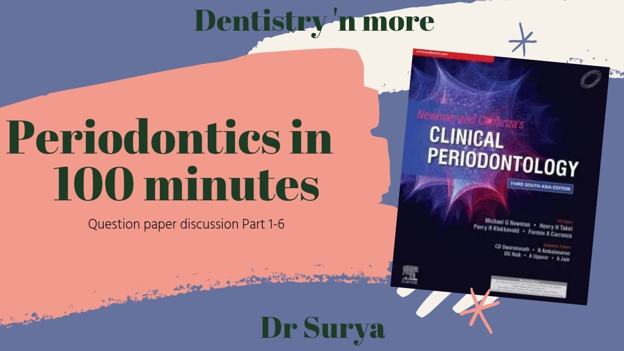 PERIODONTICS QUESTION PAPER DISCUSSION, PART 16 YouTube