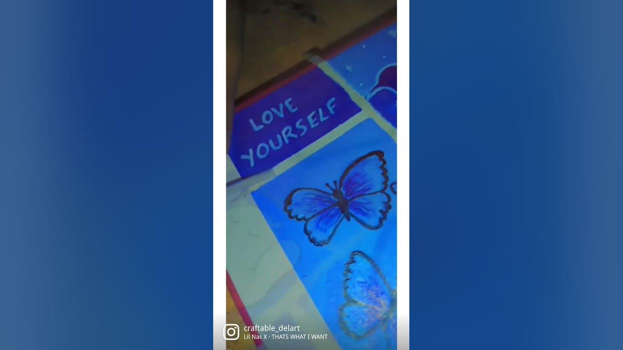 Blue Moodboard 💙  #blue #blueaesthetic #bluemood #love #miniart #miniaturepainting #bluepainting
